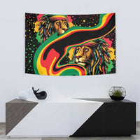Rastafarian Lion Proud of Jamaica Tapestry Reggae My Soul - Wonder Print Shop