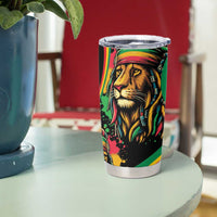 Rastafarian Lion Proud of Jamaica Tumbler Cup Reggae My Soul - Wonder Print Shop