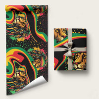 Proud Jamaica Rasta Lion Wrapping Paper Reggae My Soul - Wonder Print Shop