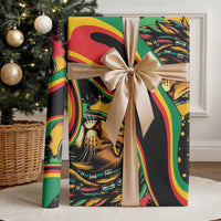 Proud Jamaica Rasta Lion Wrapping Paper Reggae My Soul - Wonder Print Shop