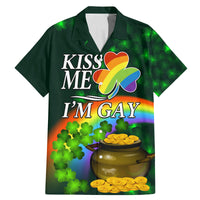 Kiss Me I'm Gay St Patricks Day Family Matching Mermaid Dress and Hawaiian Shirt LT9 - Wonder Print Shop