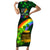 Kiss Me I'm Gay St Patricks Day Family Matching Short Sleeve Bodycon Dress and Hawaiian Shirt - Wonder Print Shop