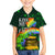 Kiss Me I'm Gay St Patricks Day Family Matching Short Sleeve Bodycon Dress and Hawaiian Shirt - Wonder Print Shop
