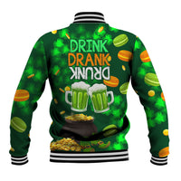 Be Irish St Patricks Day Baseball Jacket Drink Drank Drunk LT9 - Wonder Print Shop