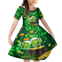 Be Irish St Patricks Day Family Matching Mermaid Dress and Hawaiian Shirt Drink Drank Drunk LT9 - Wonder Print Shop