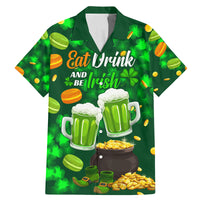 Be Irish St Patricks Day Family Matching Mermaid Dress and Hawaiian Shirt Drink Drank Drunk LT9 - Wonder Print Shop