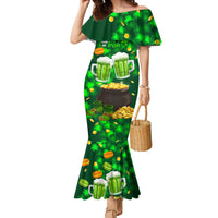 Be Irish St Patricks Day Family Matching Mermaid Dress and Hawaiian Shirt Drink Drank Drunk LT9 - Wonder Print Shop