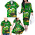 Be Irish St Patricks Day Family Matching Off Shoulder Long Sleeve Dress and Hawaiian Shirt Drink Drank Drunk - Wonder Print Shop