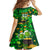 Be Irish St Patricks Day Family Matching Short Sleeve Bodycon Dress and Hawaiian Shirt Drink Drank Drunk - Wonder Print Shop
