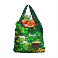 Be Irish St Patricks Day Grocery Bag Drink Drank Drunk
