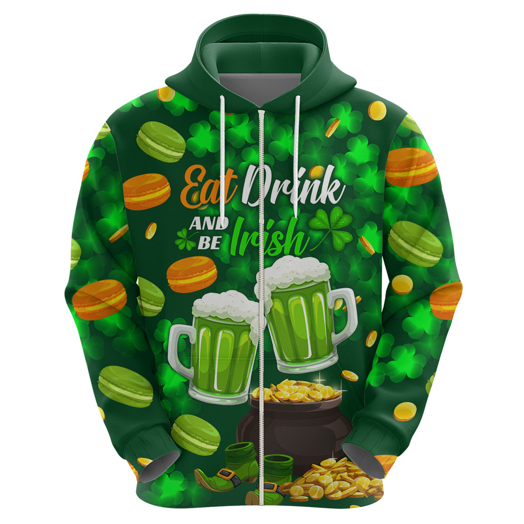 Be Irish St Patricks Day Hoodie Drink Drank Drunk - Wonder Print Shop