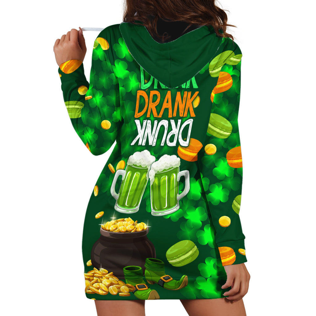 Be Irish St Patricks Day Hoodie Dress Drink Drank Drunk - Wonder Print Shop