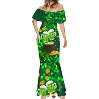 Be Irish St Patricks Day Mermaid Dress Drink Drank Drunk - Wonder Print Shop