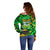 Be Irish St Patricks Day Off Shoulder Sweater Drink Drank Drunk - Wonder Print Shop
