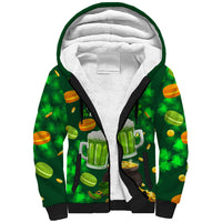 Be Irish St Patricks Day Sherpa Hoodie Drink Drank Drunk - Wonder Print Shop