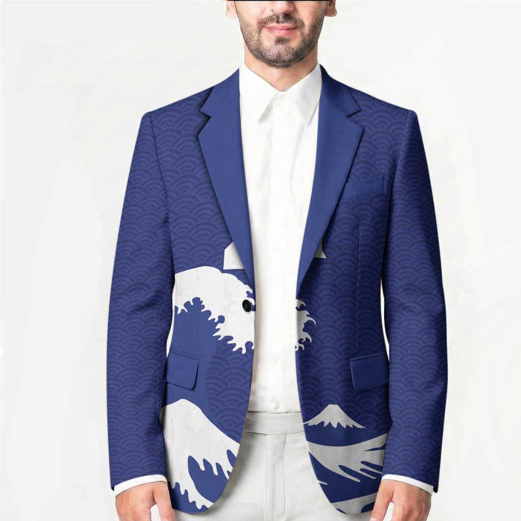 Custom Football Japan Yatagarasu Blazer Tsunami Wave Pattern