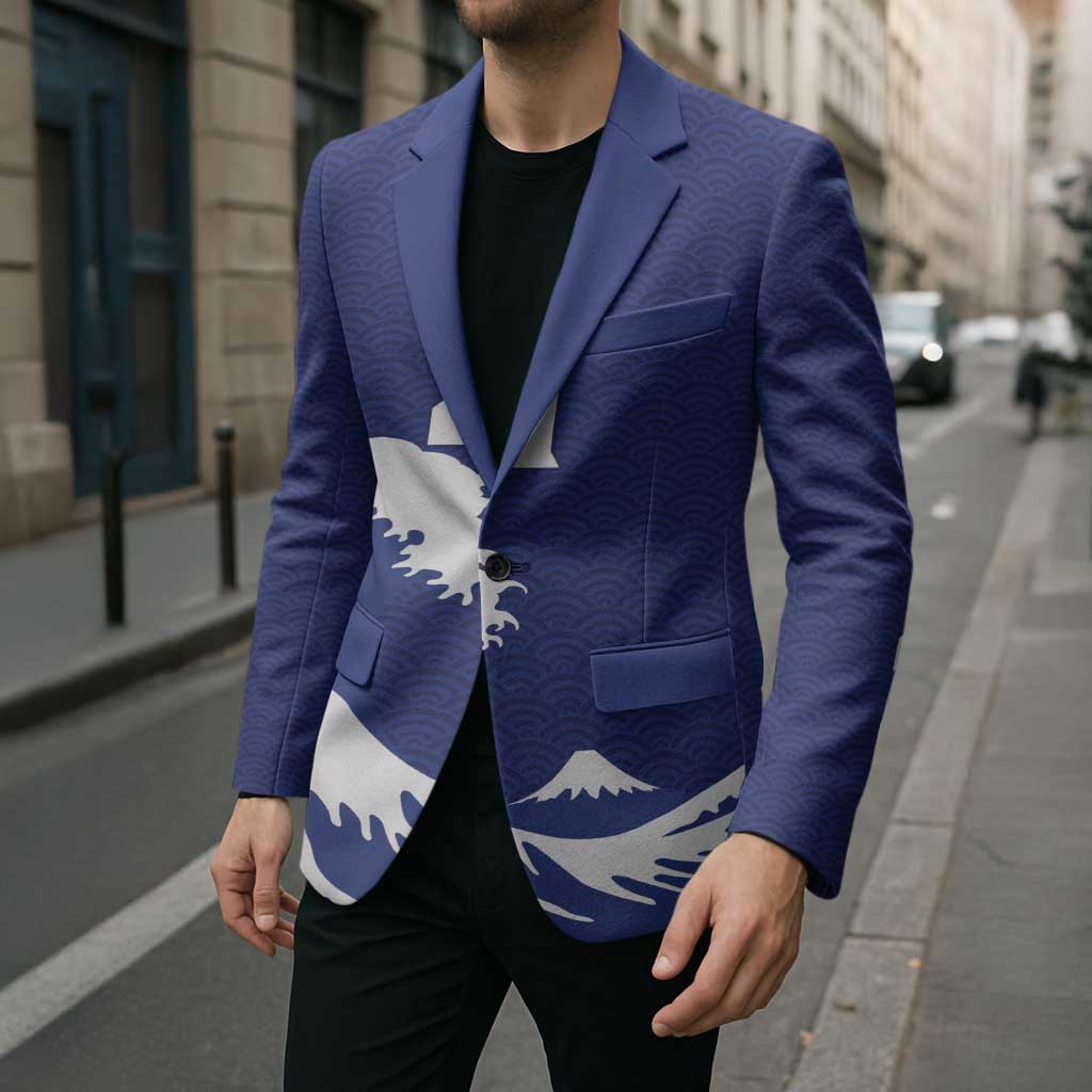 Custom Football Japan Yatagarasu Blazer Tsunami Wave Pattern