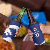 Custom Football Japan Yatagarasu 4 in 1 Can Cooler Tumbler Tsunami Wave Pattern