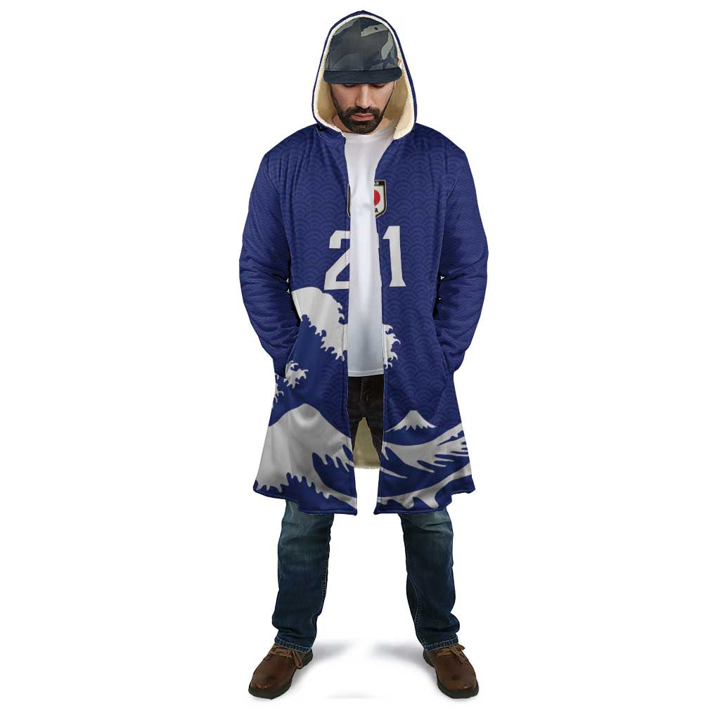 Custom Football Japan Yatagarasu Cloak Tsunami Wave Pattern