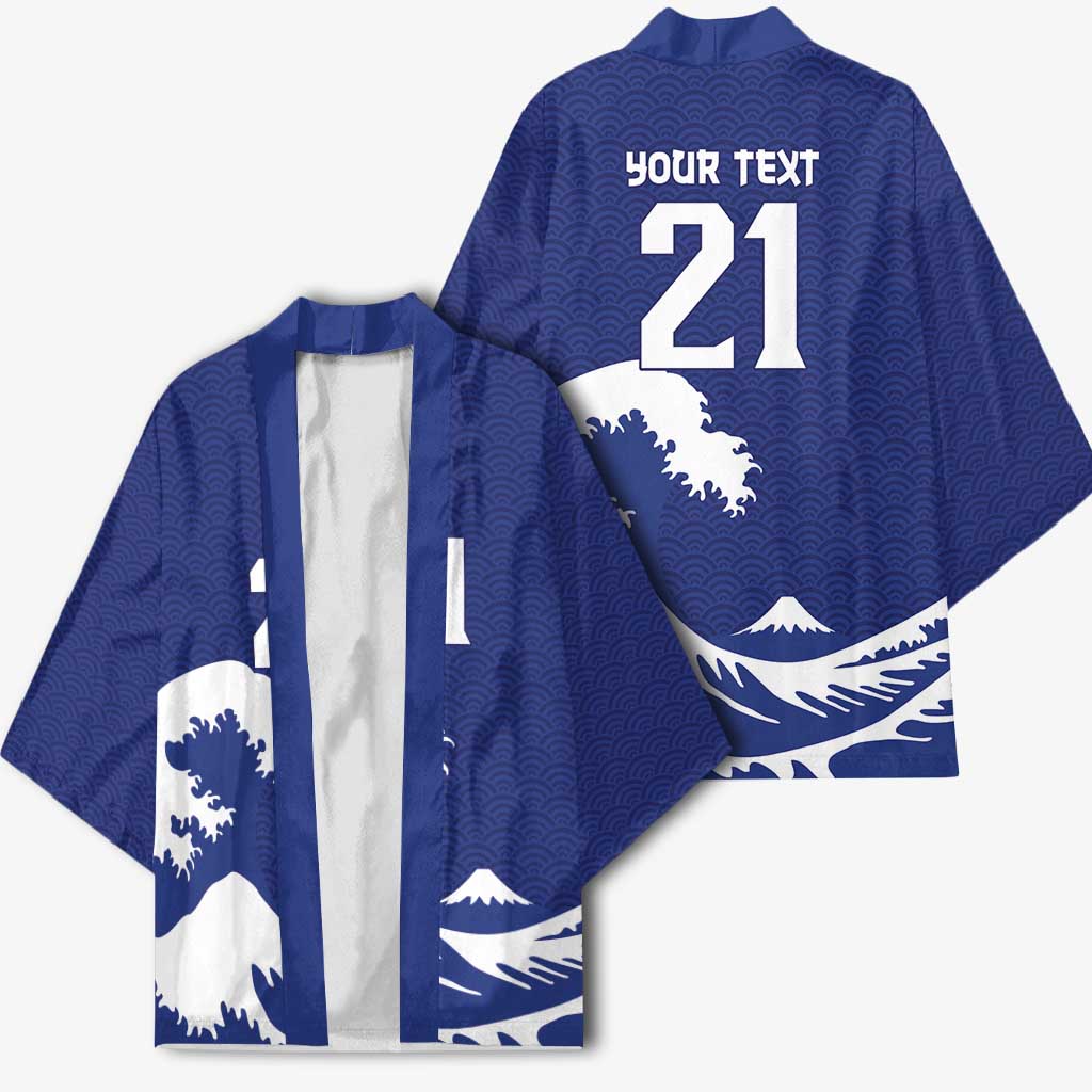 Custom Football Japan Yatagarasu Kimono Tsunami Wave Pattern