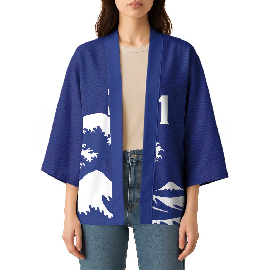 Custom Football Japan Yatagarasu Kimono Tsunami Wave Pattern