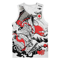 Personalized Football Japan Yatagarasu Basketball Jersey White Samurai Tsunami Wave Pattern