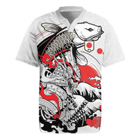 Personalized Football Japan Yatagarasu Rugby Jersey White Samurai Tsunami Wave Pattern