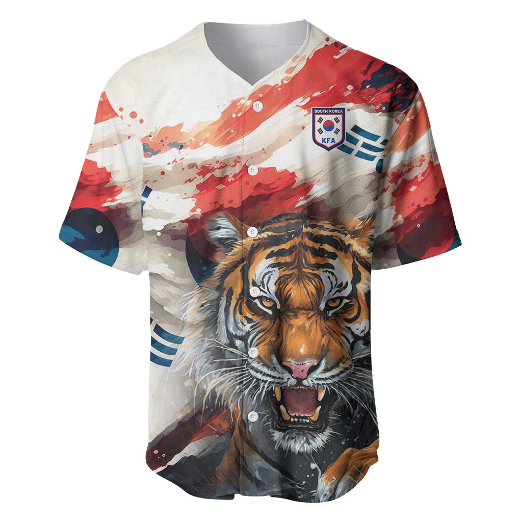 South Korea Football Champions Baseball Jersey Tigers of Asia