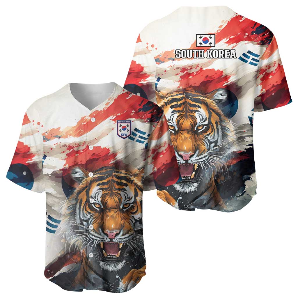 South Korea Football Champions Baseball Jersey Tigers of Asia