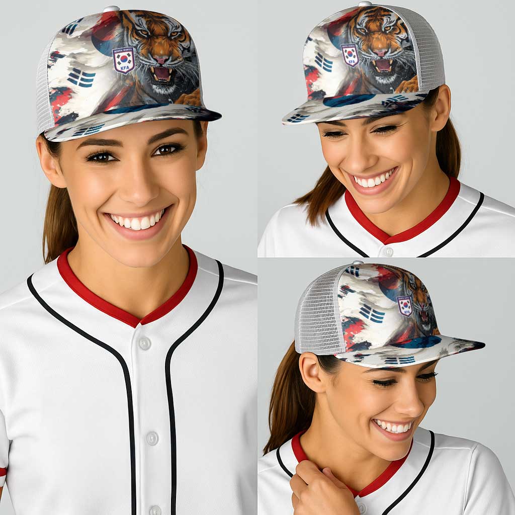 South Korea Football Champions Baseball Net Cap Tigers of Asia