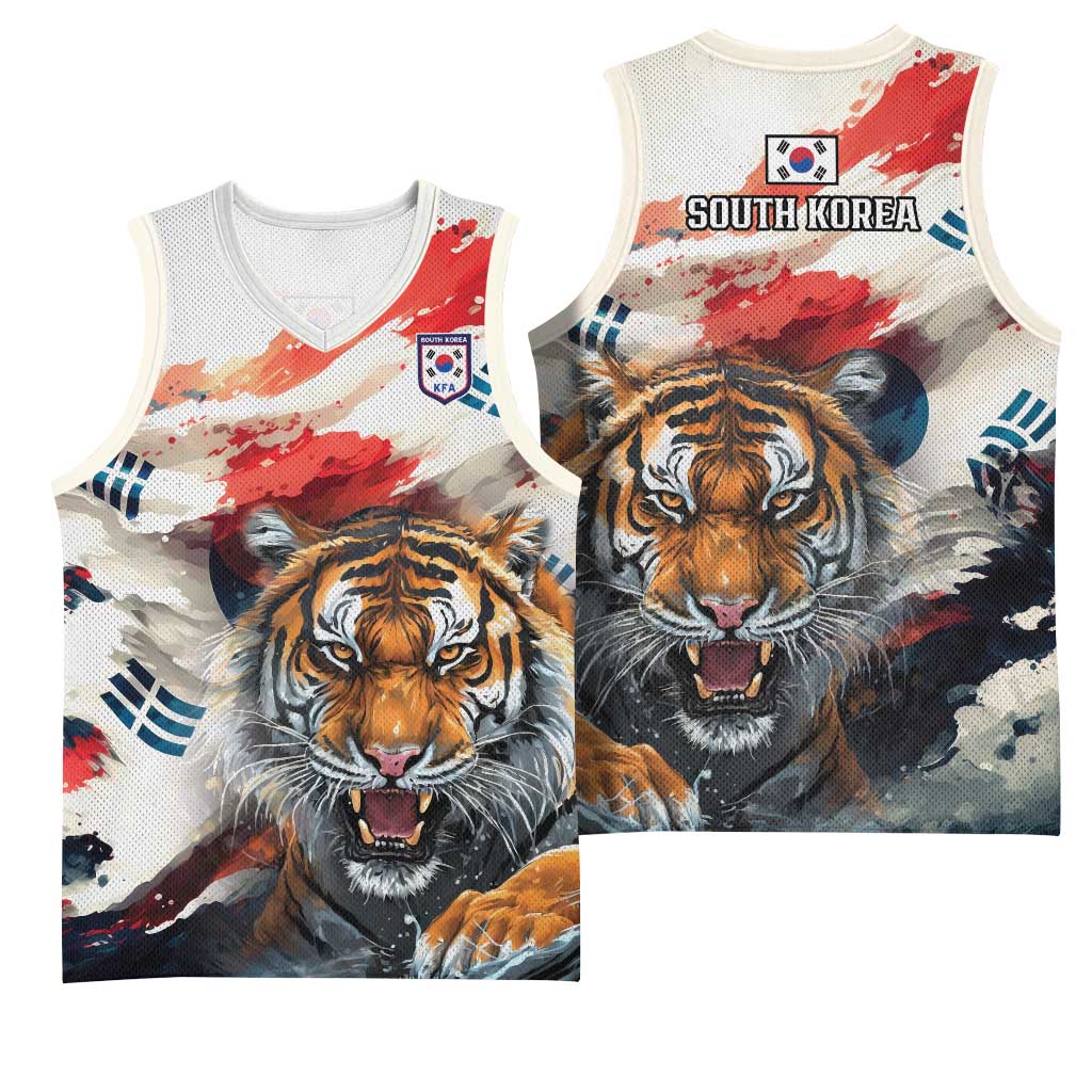 South Korea Football Champions Basketball Jersey Tigers of Asia
