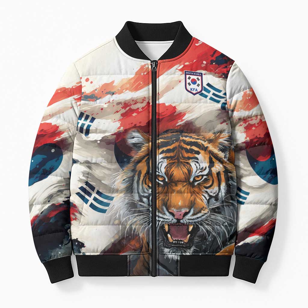South Korea Football Champions Bomber Puffer Jacket Tigers of Asia