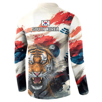 South Korea Football Champions Button Sweatshirt Tigers of Asia