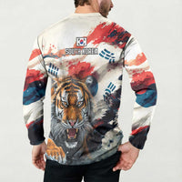 South Korea Football Champions Button Sweatshirt Tigers of Asia