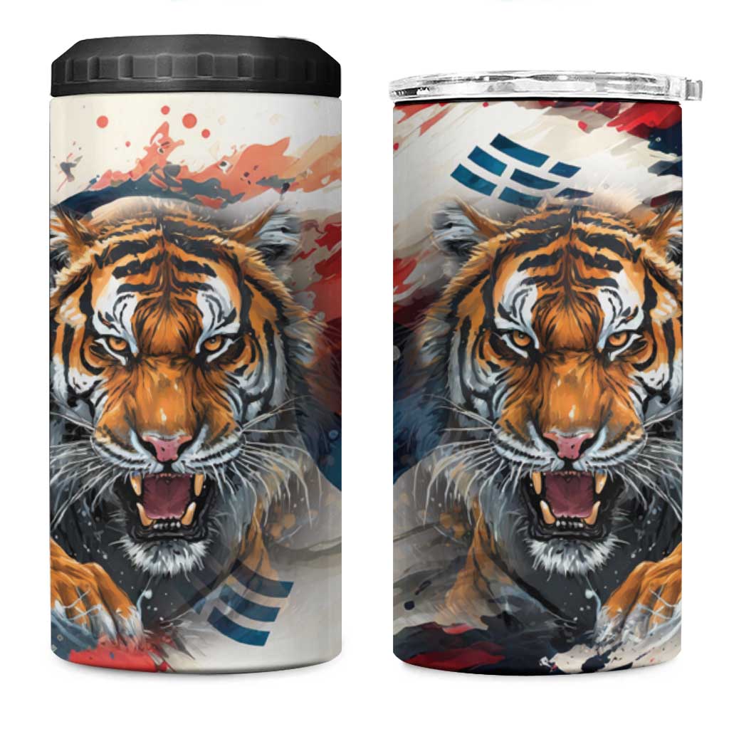 South Korea Football Champions 4 in 1 Can Cooler Tumbler Tigers of Asia