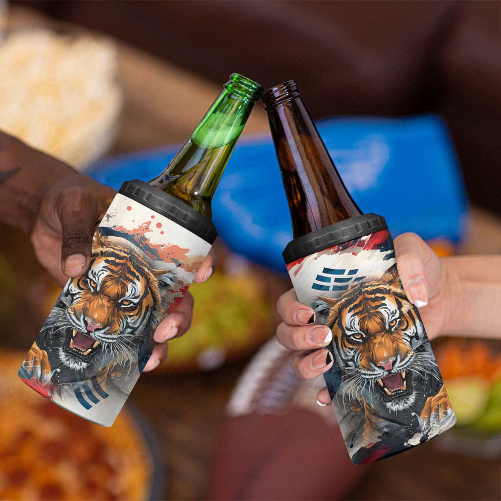 South Korea Football Champions 4 in 1 Can Cooler Tumbler Tigers of Asia