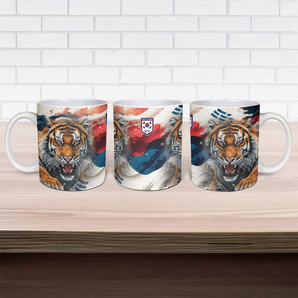 South Korea Football Champions Ceramic Mug Tigers of Asia
