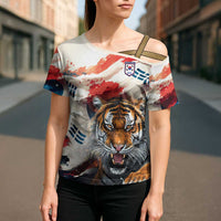 South Korea Football Champions Cross Shoulder Shirt Tigers of Asia