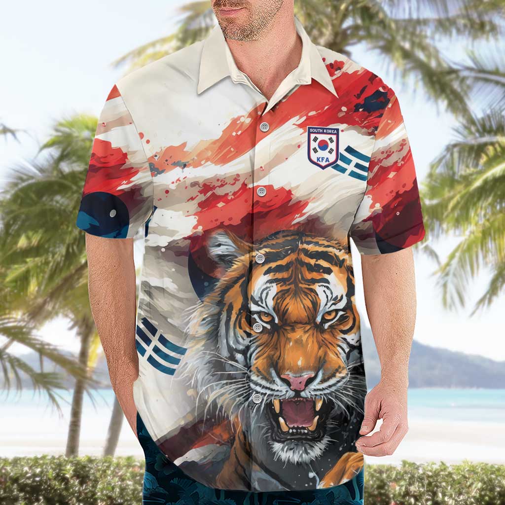 South Korea Football Champions Hawaiian Shirt Tigers of Asia