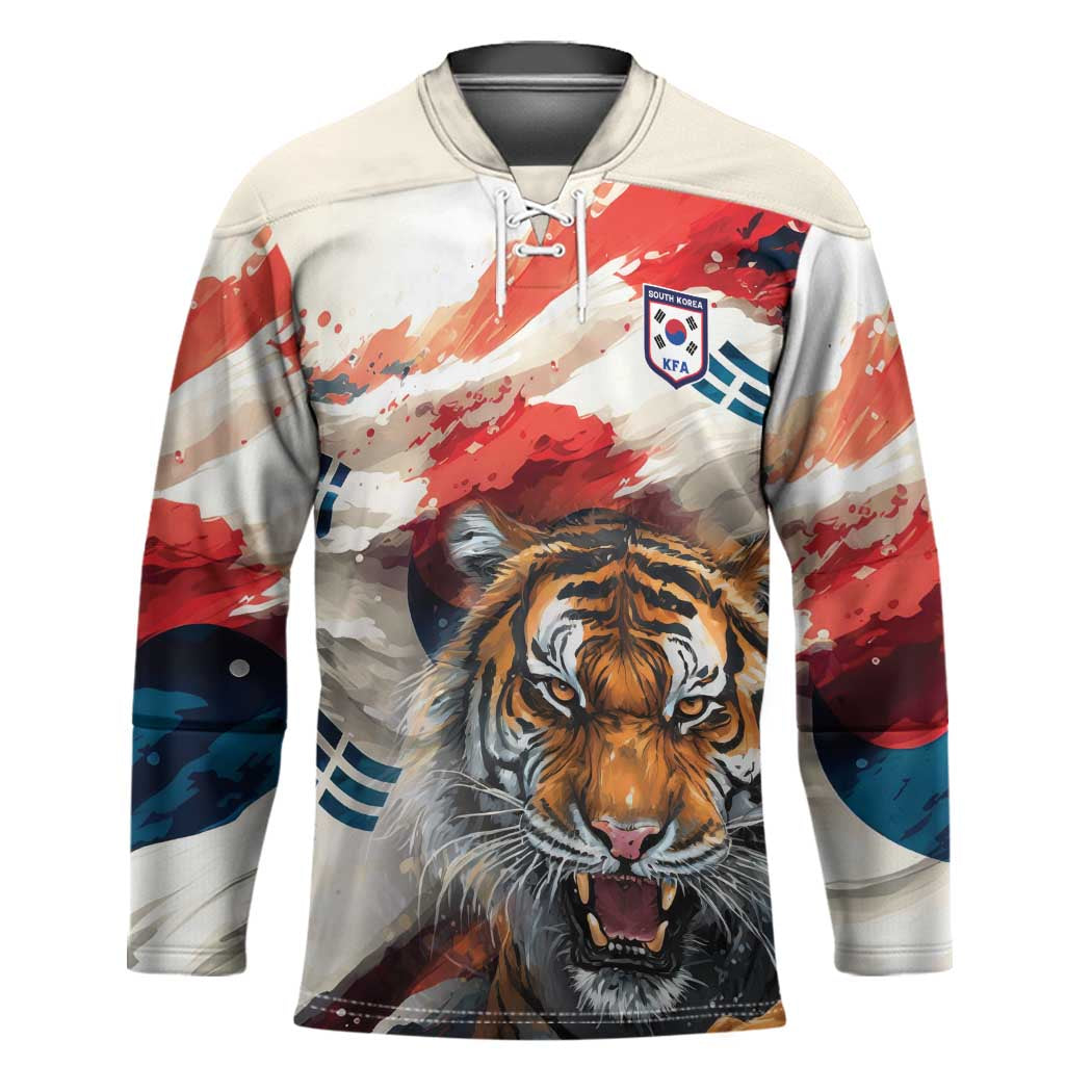 South Korea Football Champions Hockey Jersey Tigers of Asia