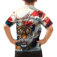 South Korea Football Champions Kid Hawaiian Shirt Tigers of Asia