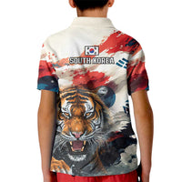 South Korea Football Champions Kid Polo Shirt Tigers of Asia