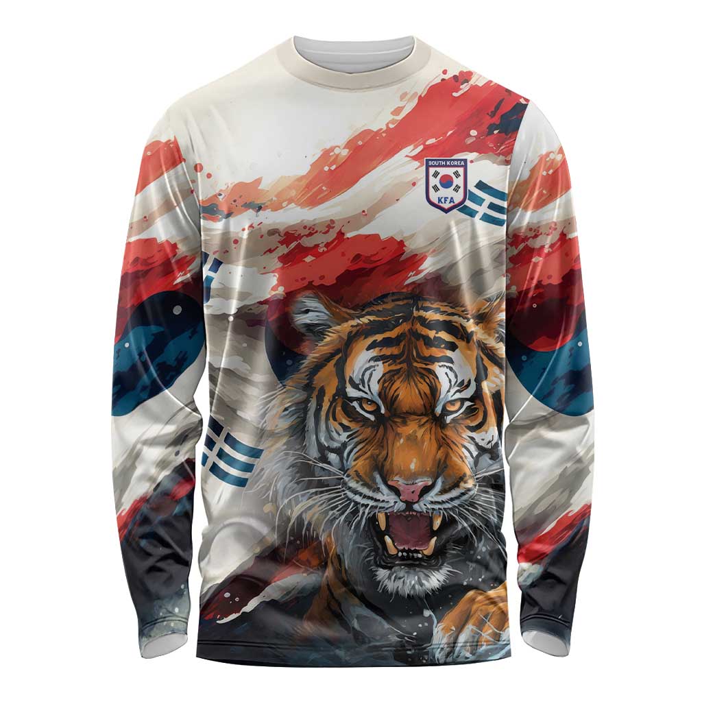 South Korea Football Champions Long Sleeve Shirt Tigers of Asia