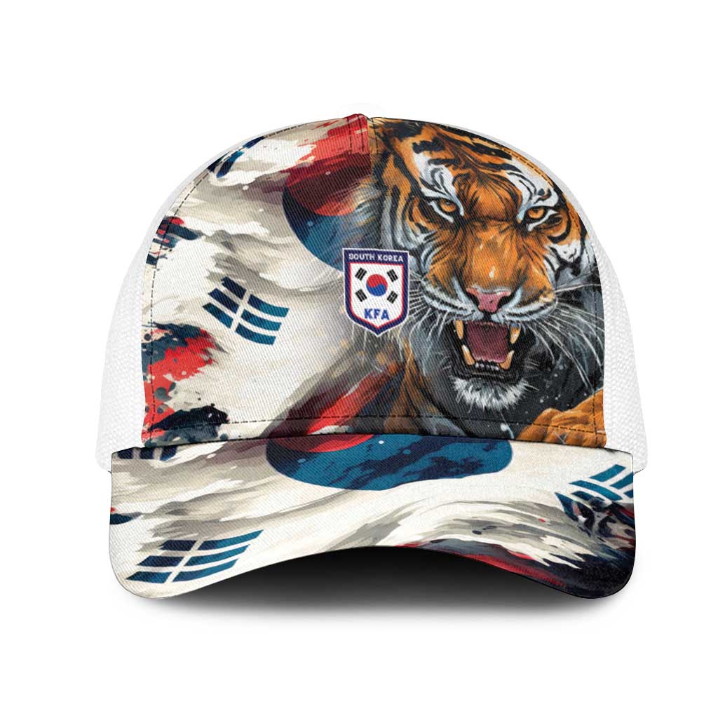 South Korea Football Champions Mesh Trucker Cap Tigers of Asia