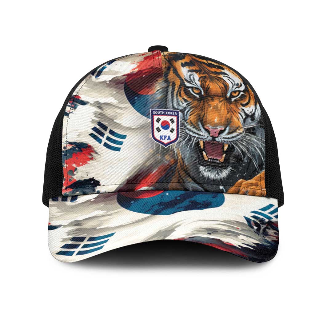 South Korea Football Champions Mesh Trucker Cap Tigers of Asia
