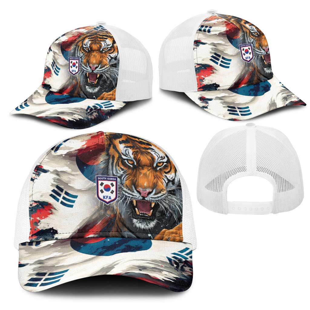 South Korea Football Champions Mesh Trucker Cap Tigers of Asia
