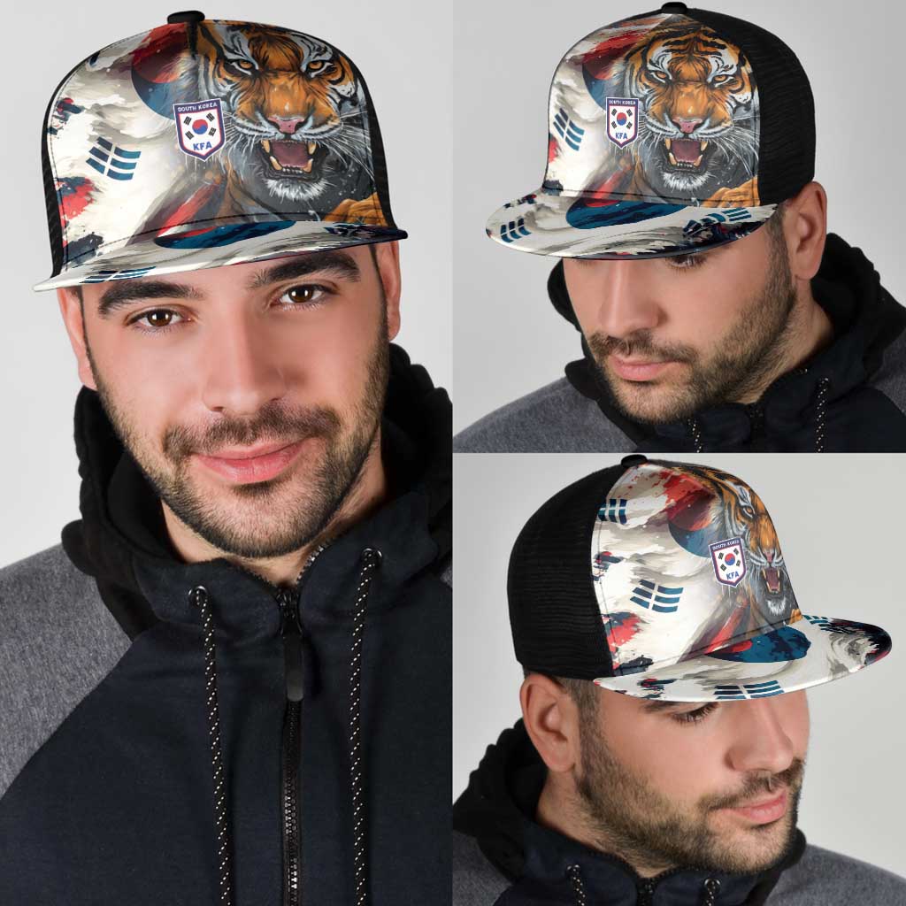 South Korea Football Champions Mesh Trucker Cap Tigers of Asia