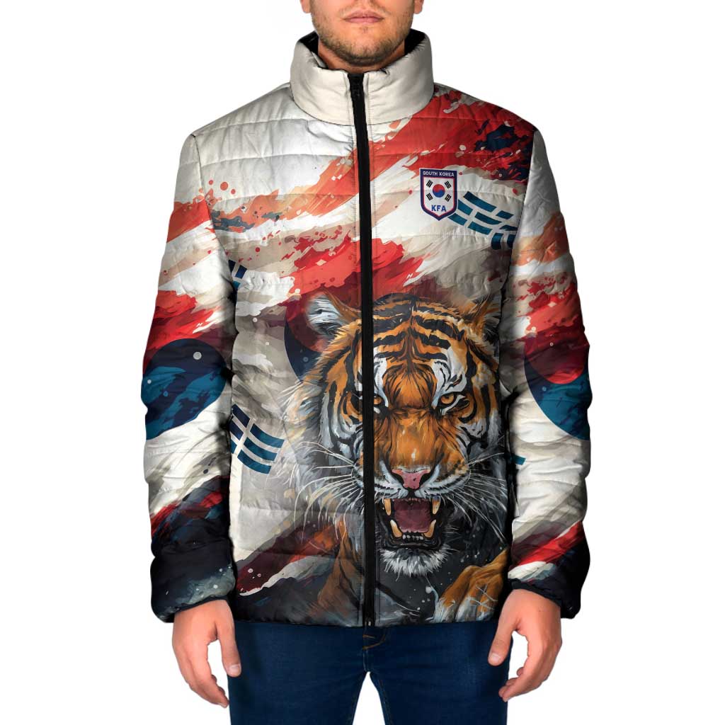 South Korea Football Champions Padded Jacket Tigers of Asia