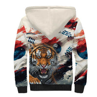 South Korea Football Champions Sherpa Hoodie Tigers of Asia
