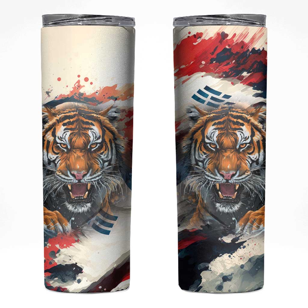 South Korea Football Champions Skinny Tumbler Tigers of Asia